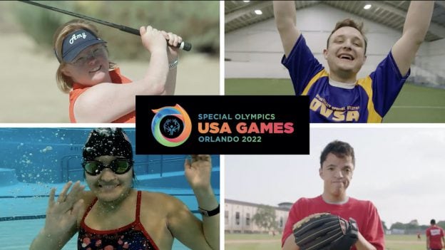 Collage of Special Olympic Athletes