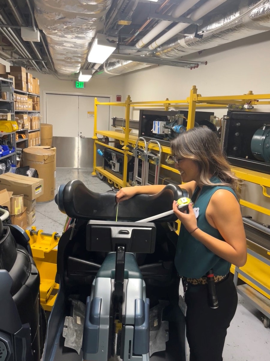 Micki Yasuda, a mechanical engineer at Disney’s Animal Kingdom