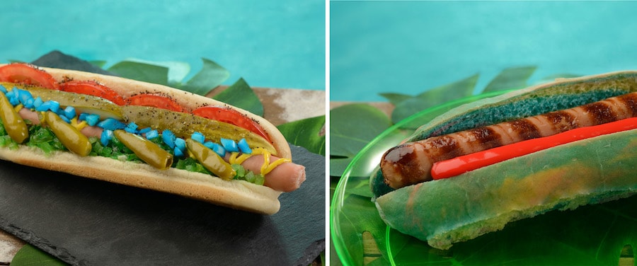 Sahlen's ChicaGLOW Foot Long Hot Dog και Sahlen's Glow Dog Glow