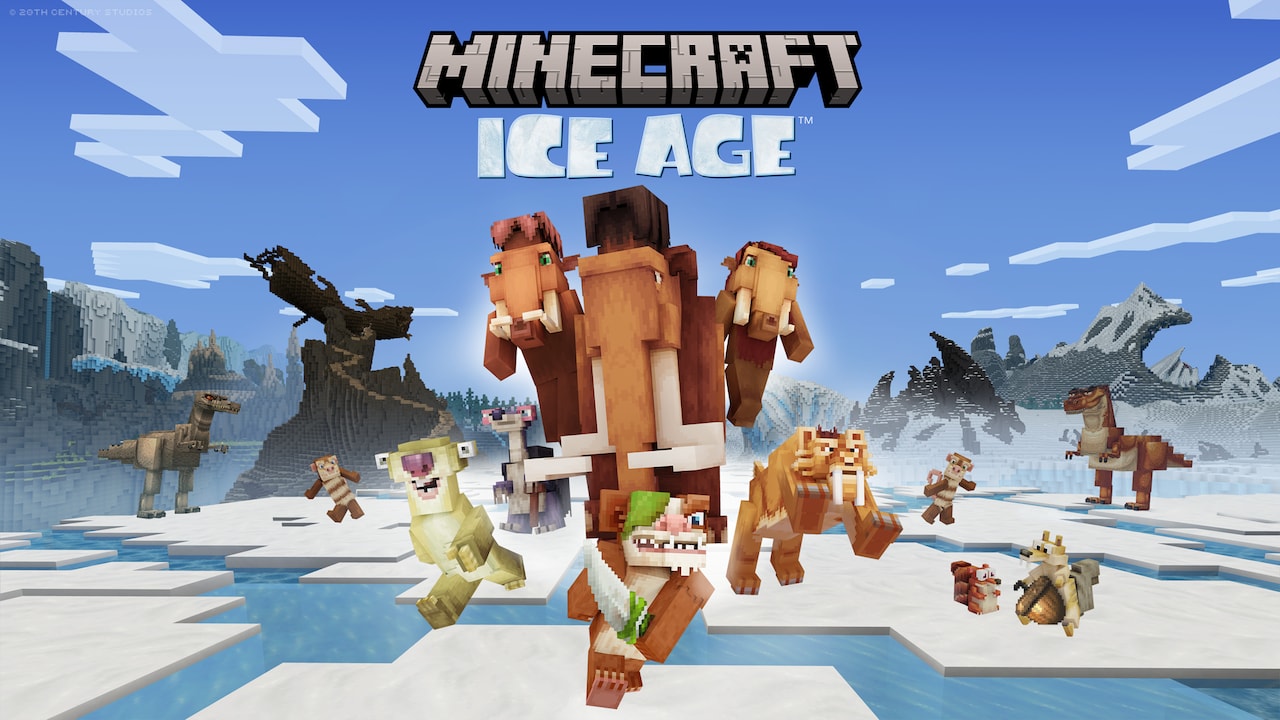 Ice Age Arrives To Minecraft Disney Parks Blog