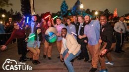 Disney Cast Life - Disney Global Ambassadors at the "Fantasmic!" event with cast members