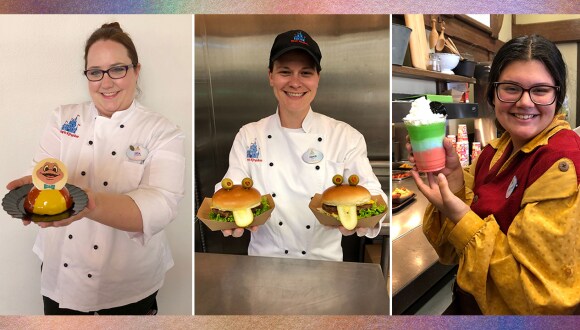 Cast Members with Mr. Toad's Wild Ride inspired items