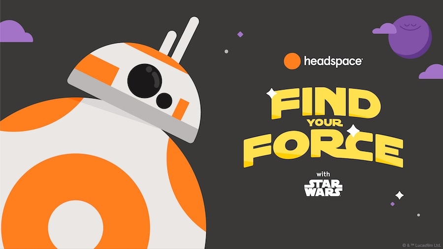 Logo for the new Star Wars & Headspace collaboration
