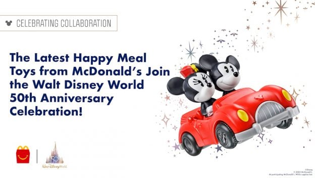 McDonald’s latest Happy Meal Toys for the 50th Anniversary celebration of Walt Disney World