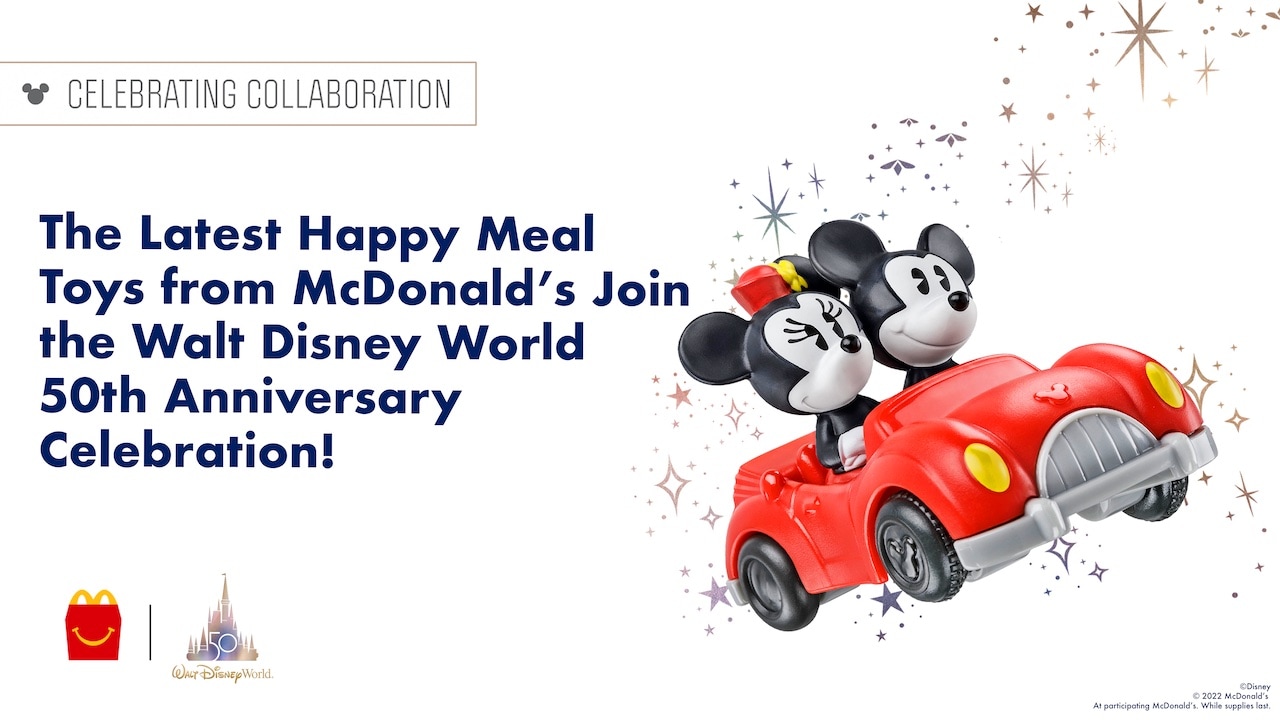 The Latest Happy Meal Toys from McDonald's Join the Walt Disney World 50th  Anniversary Celebration! | Disney Parks Blog