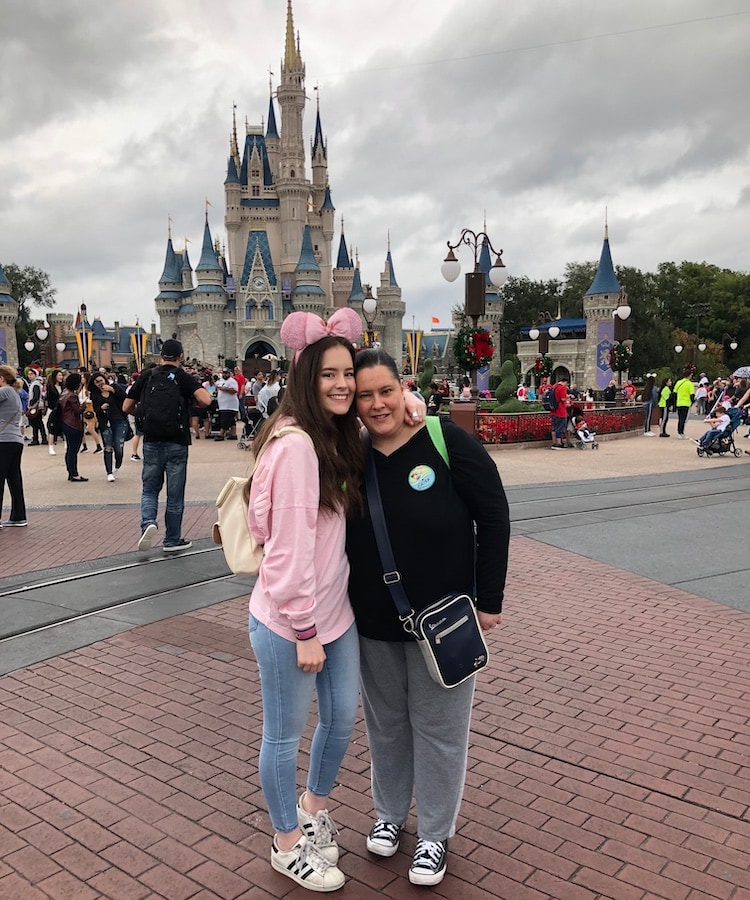 Mother and daughter at Magic Kingdom Park
