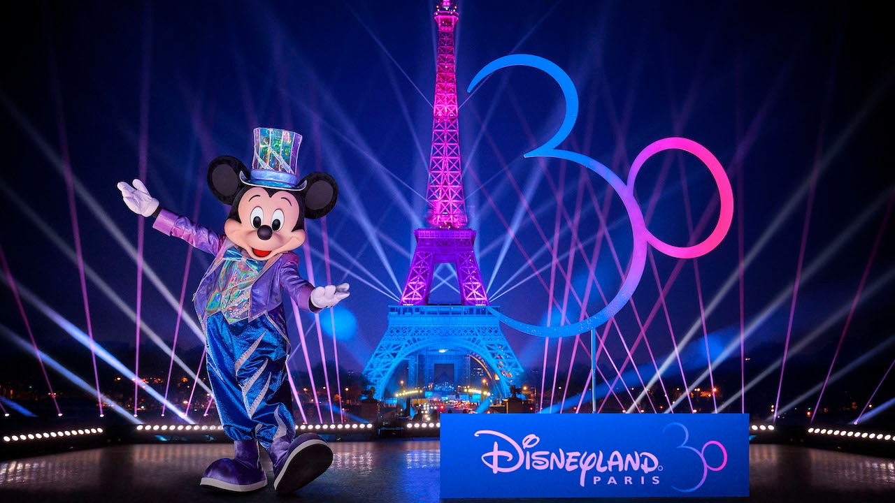 Light-Up Disneyland Paris Dome Tink Eiffel Leuchtend 