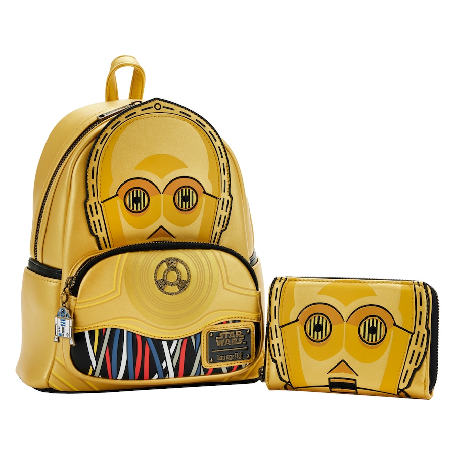 Star Wars Celebration C-3PO Mini Backpack and zip-around wallet