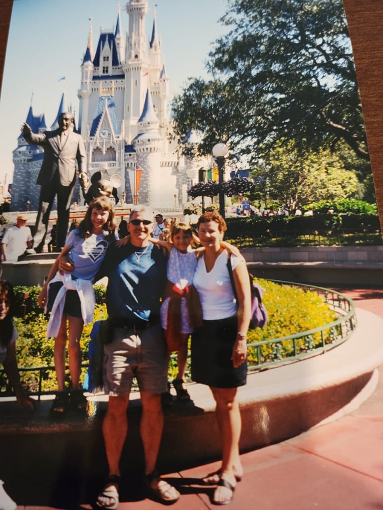 Jenn and family at Walt Disney World