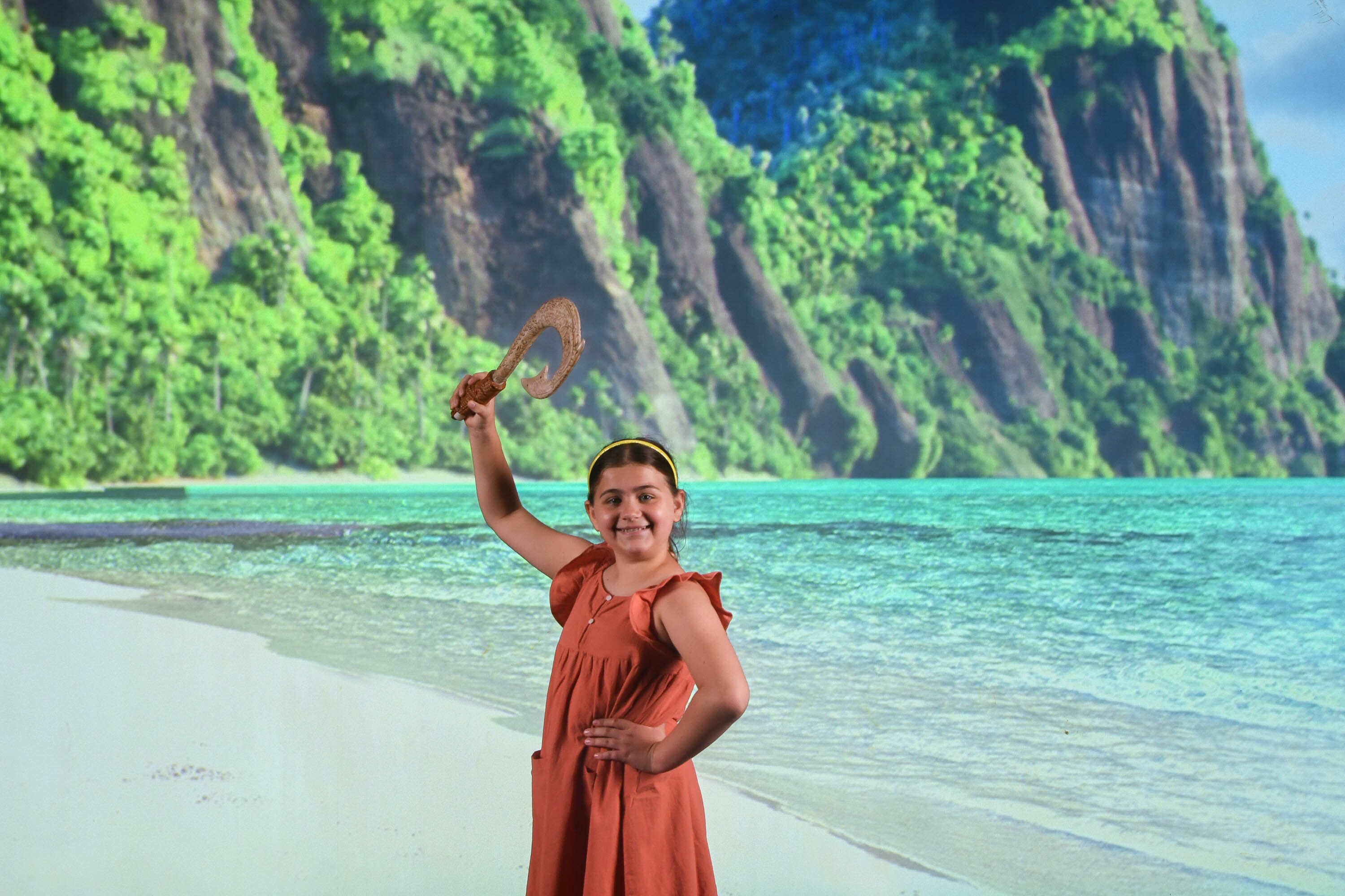 Disney-themed backdrops inspired by Moana at Disney Springs