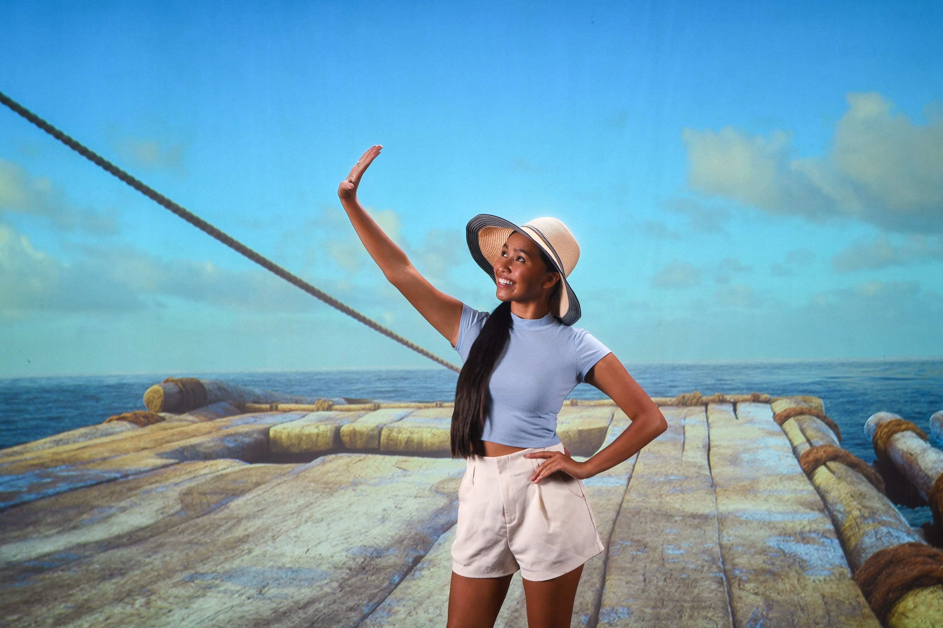 Disney-themed backdrops inspired by Moana at Disney Springs