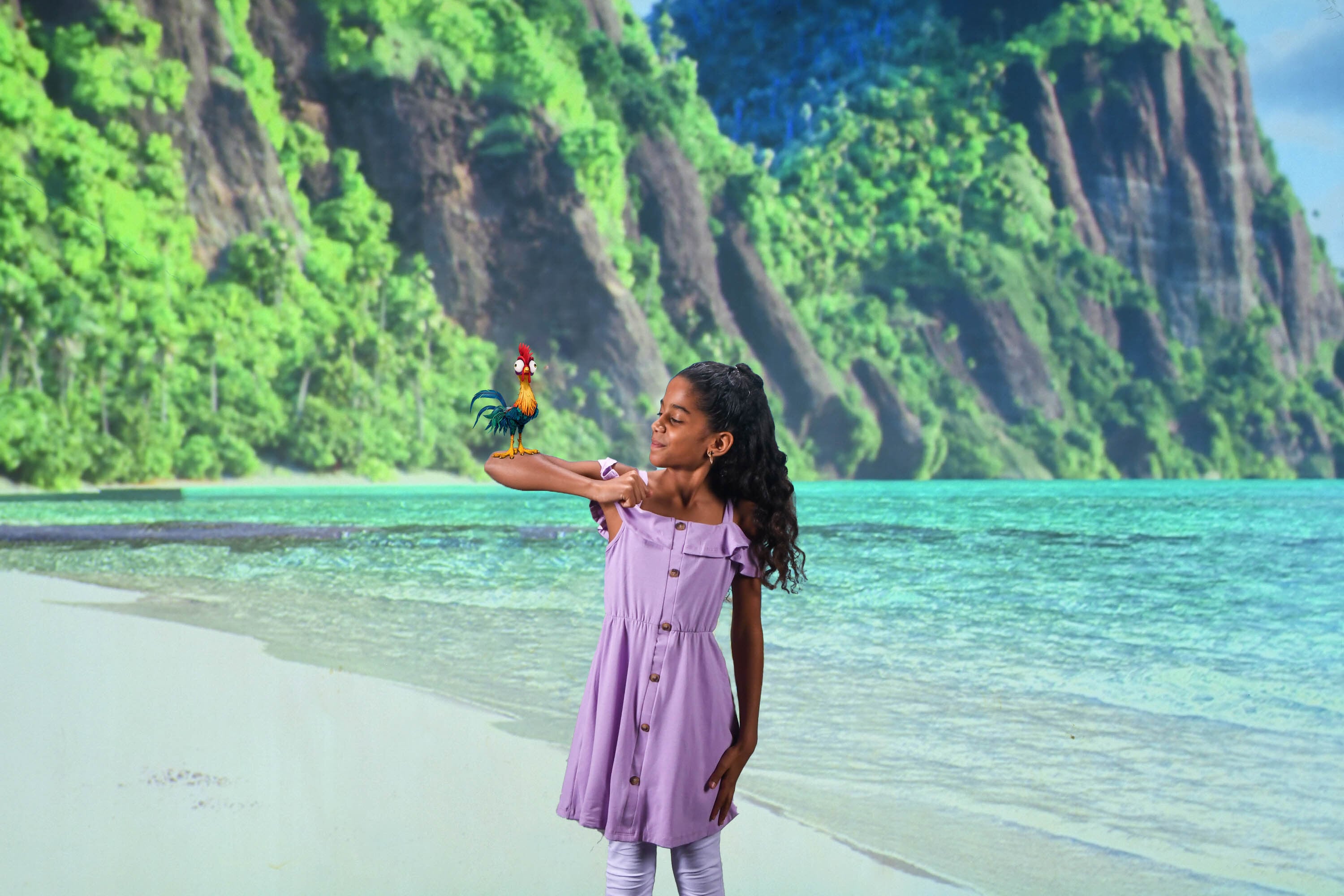 Disney-themed backdrops inspired by Moana at Disney Springs