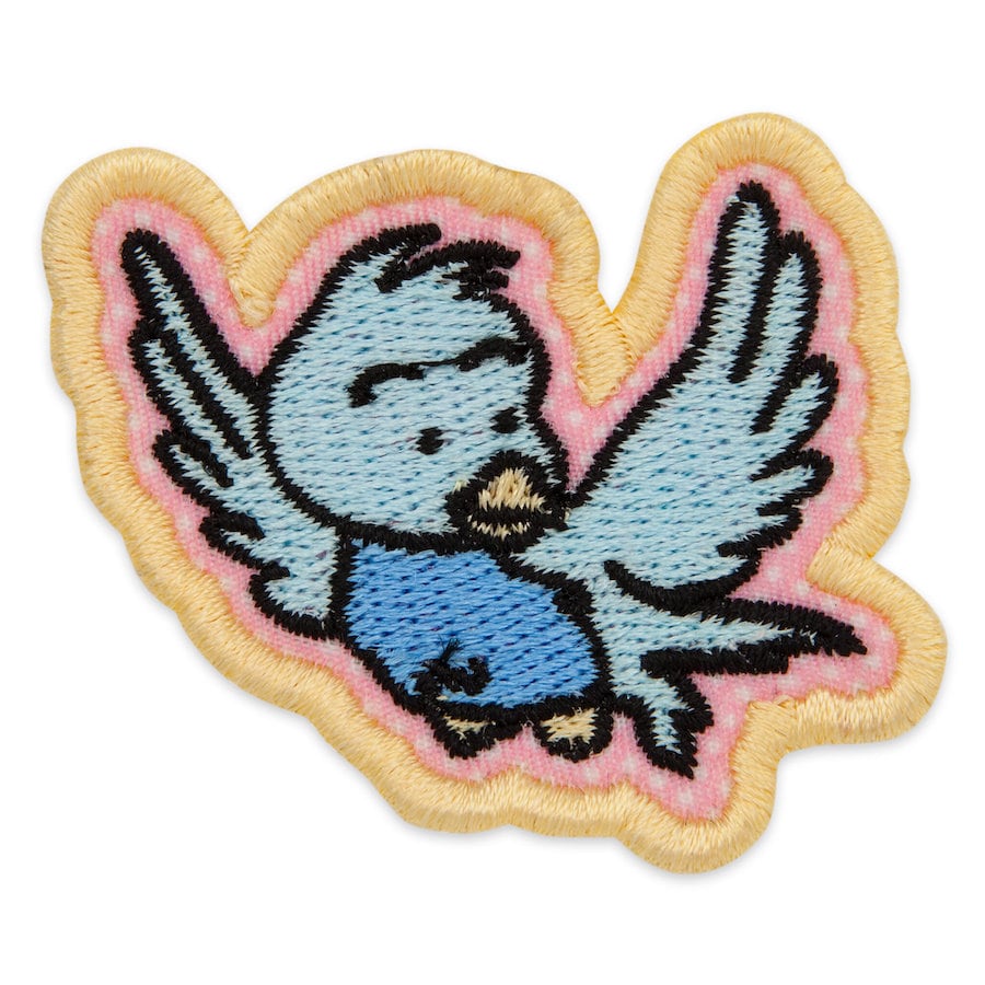 Embroidered patch inspired by Disney films