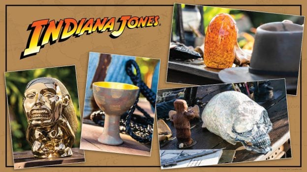 Collage of New Indiana Jones Merchandise