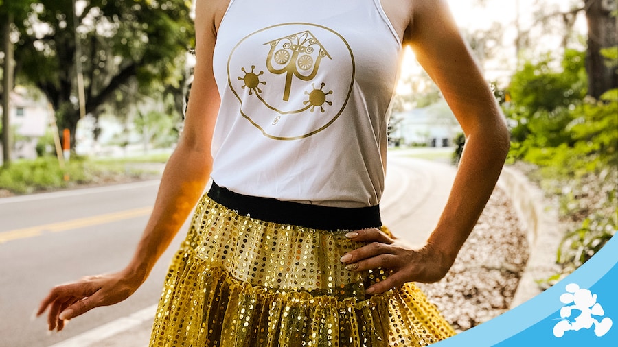Running shirt DIY inspired by the Disney Parks attraction, “it’s a small world”