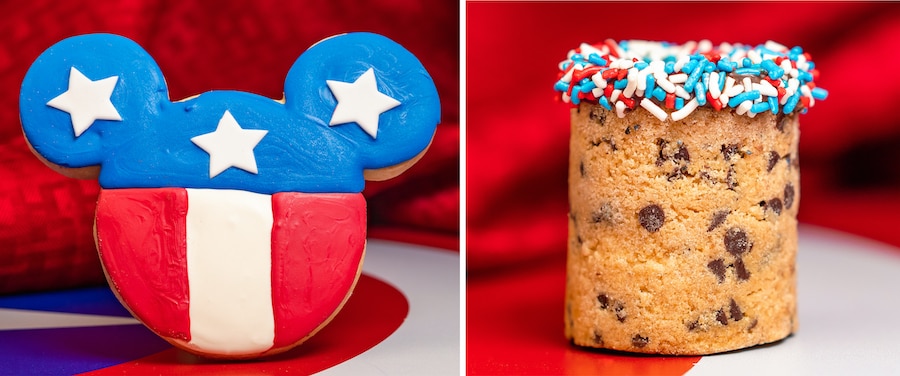 Mickey Fourth of July Cookie and Fourth of July Cookie Shot with Alcohol from Disney’s Grand Californian Hotel & Spa