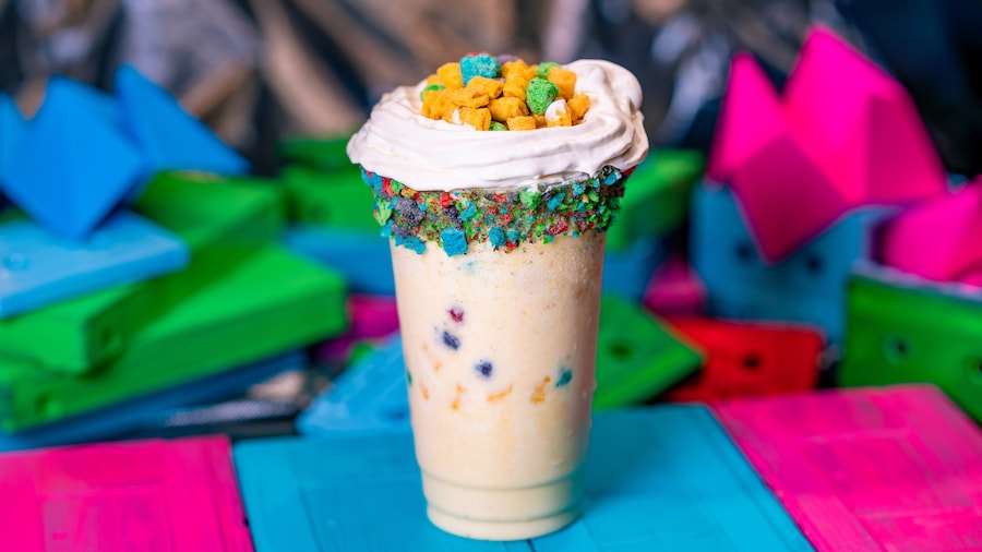All That and a Berry Cereal shake from Schmoozies! in Hollywood Land