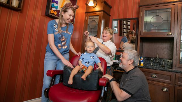 Disney Cast Create Haircut Memories at Harmony Barber Shop