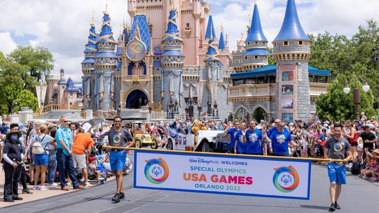 Disney World Welcomes Special Olympics Athletes with Glittering Parade | Disney Parks Blog