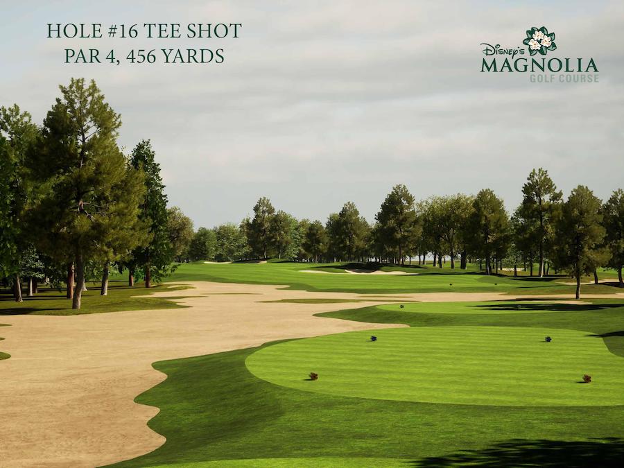 Hole 16 Tee Shot at Disney’s Magnolia Golf Course