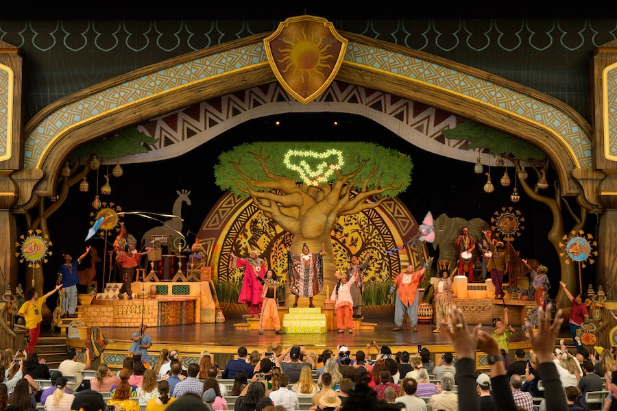 "Tale of the Lion King” at Disneyland park