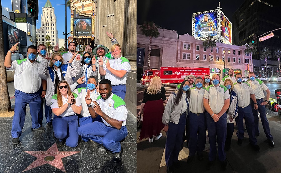 Disneyland Resort cast members attending the premiere of Disney and Pixar's "Lightyear" in Hollywood