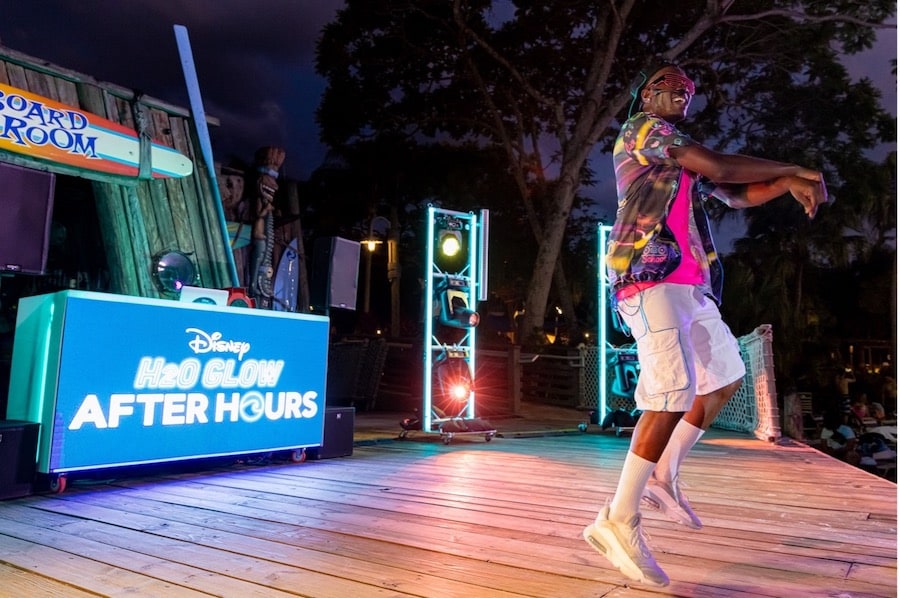 DJ at Disney's H2O Glow After Hours