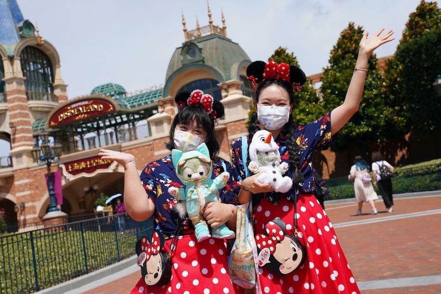 Guests at Shanghai Disneyland Reopening