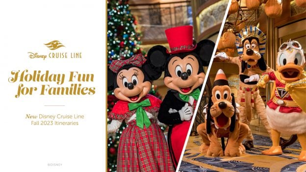 Just Announced: Holiday Fun for Families with New Disney Cruise Line Fall 2023 Itineraries