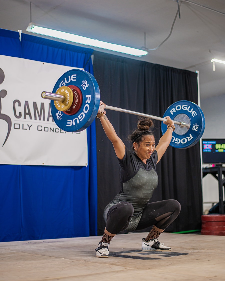 Nina Sanchez weightlifting