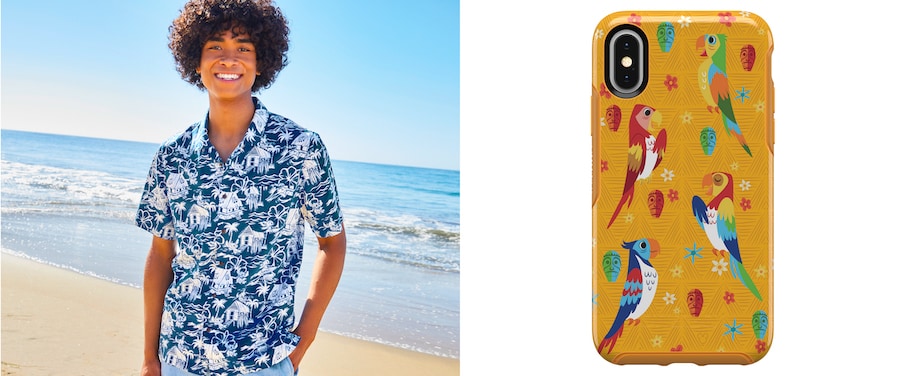 Stitch Summer Trend “Aloha” Adult Shirt and this Tiki Room themed OtterBox case
