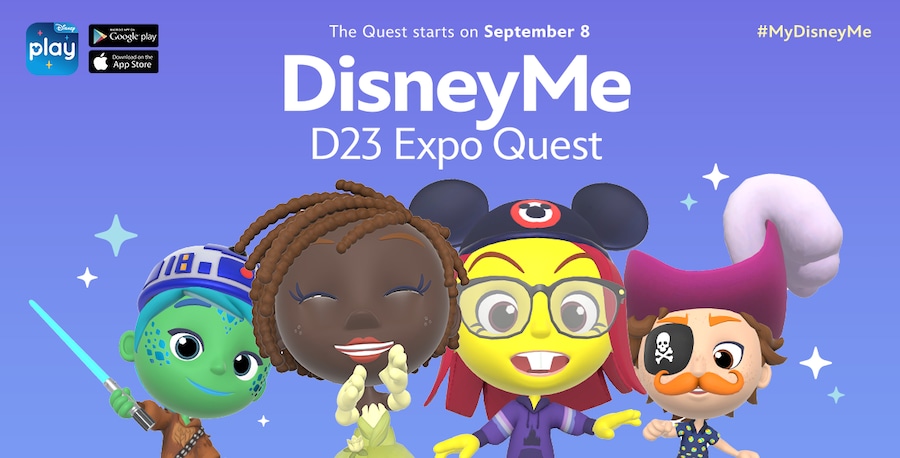 DisneyMe D23 Expo Quest logo