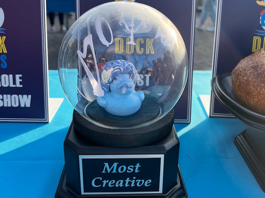 "Most Creative" duck for the Duck Races at Disneyland Resort