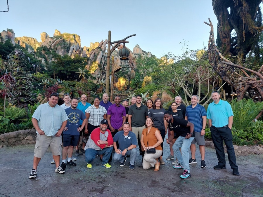 Military Fellows enjoying Disney magic at Pandora -The World of Avatar at Disney’s Animal Kingdom Theme Park﻿