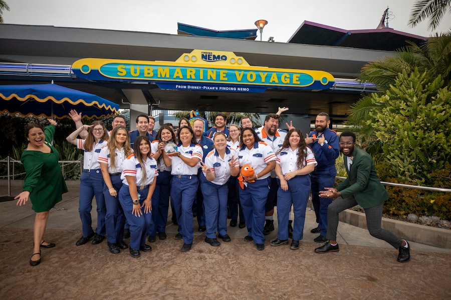 Disneyland Resort Ambassadors and cast members at the reopening reception of Finding Nemo Submarine Voyage
