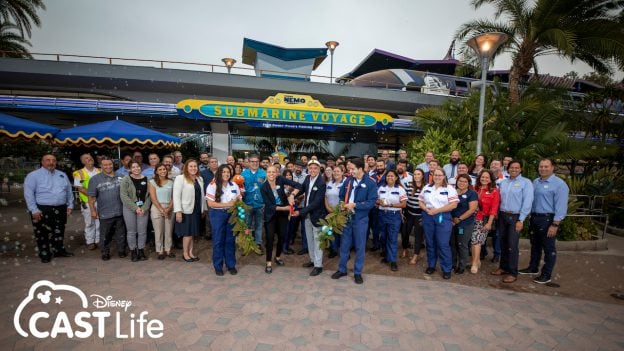 Disney Cast Life - Disneyland Resort cast members at the reopening reception of Finding Nemo Submarine Voyage