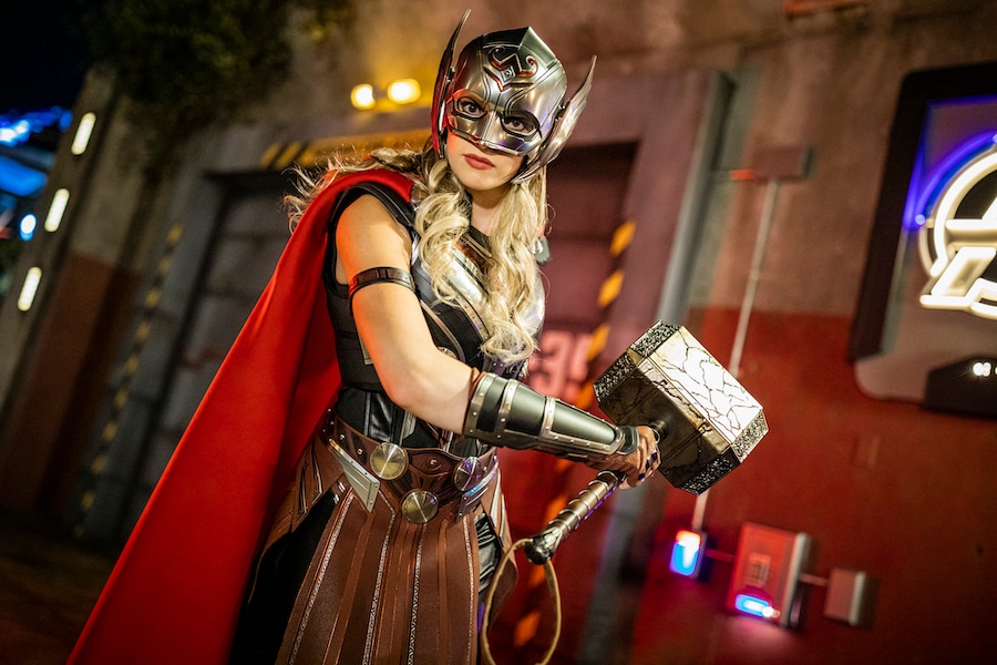 Mighty Thor at Avengers Campus in Disney California Adventure park