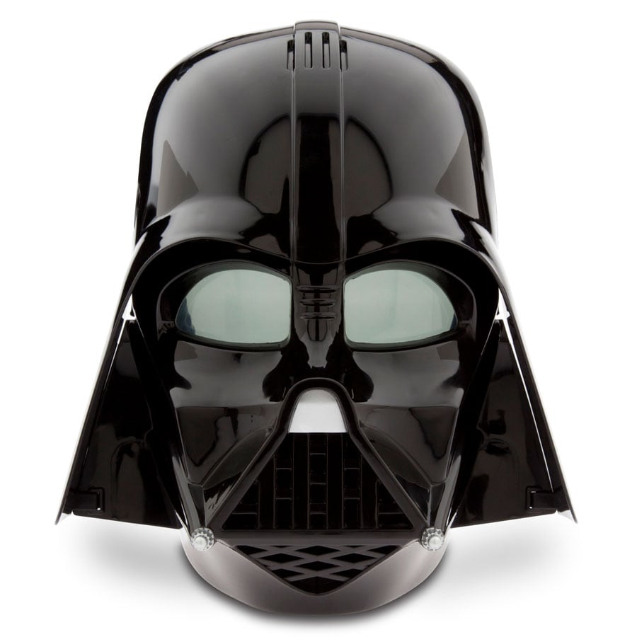 Voice-changing Darth Vader-inspired mask.