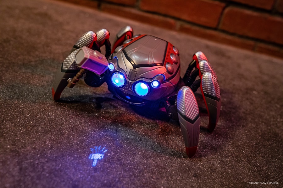 Spider bot toy from Avengers Campus