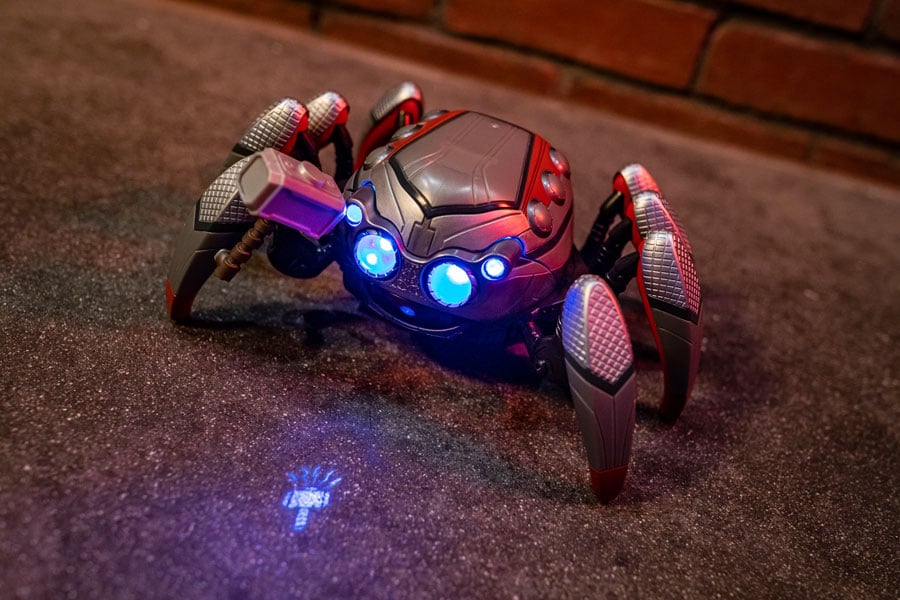 Spider-Bot now available now at WEB Suppliers in Disney California Adventure park