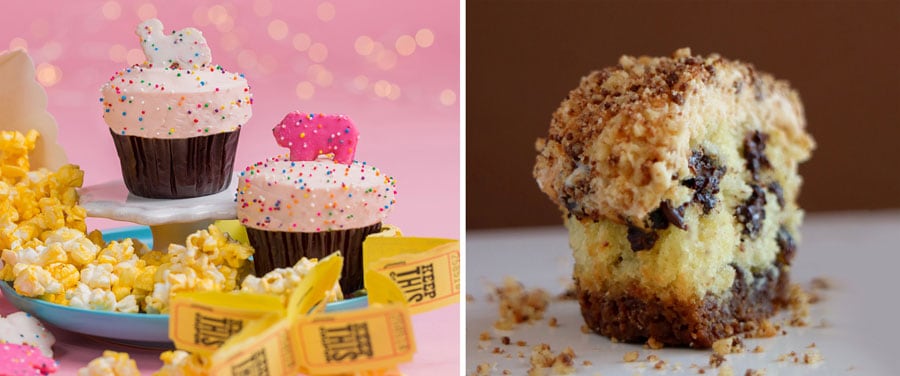 Circus Animal birthday cake cupcake and Cookie cupcake both at Sprinkles