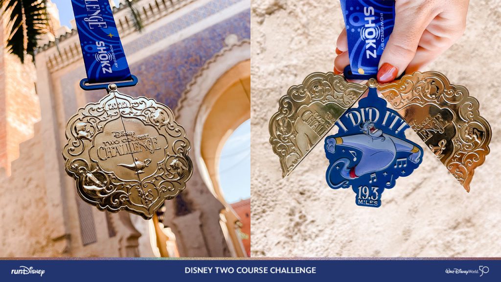 Medal for the 2022 Disney Wine & Dine Two Course Challenge