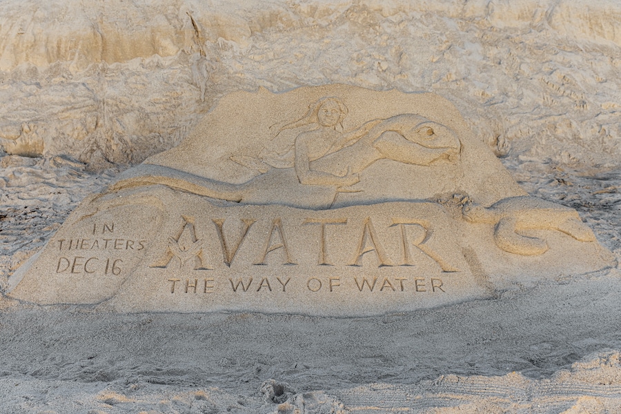 Larger-than-life sand sculpture for Tour de Turtles