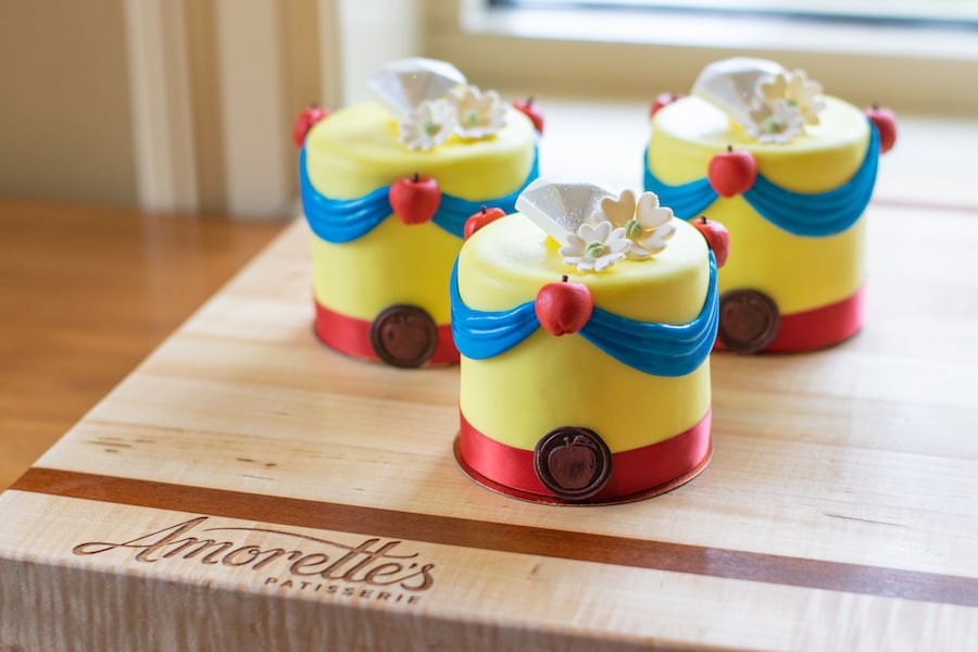 It's Time to Celebrate Princess Week, With Treats! The DIS  Snow White 85th Anniversary Petit Cake 