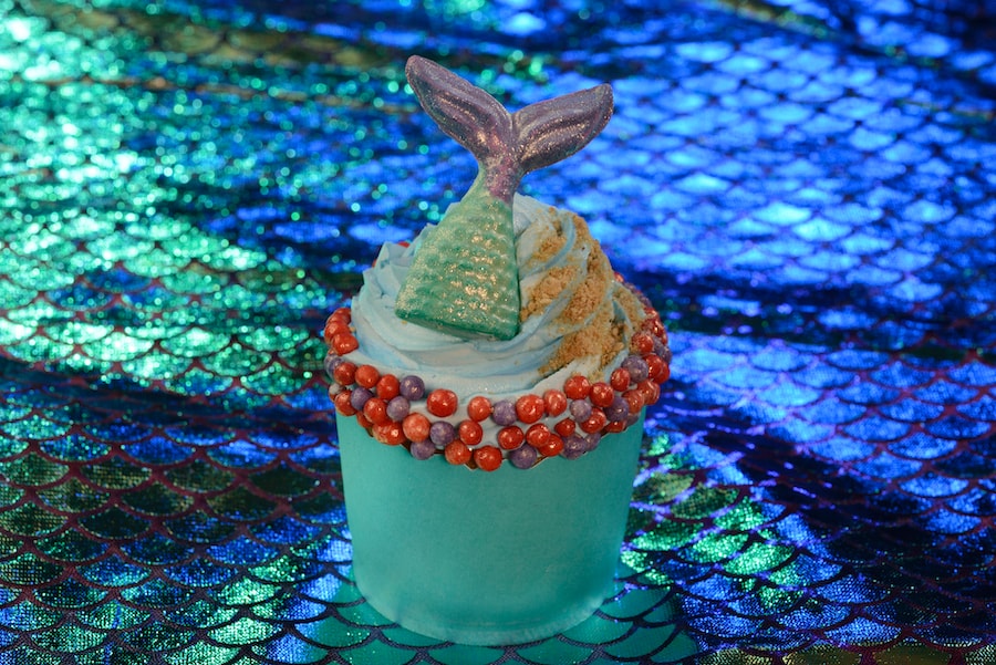 Mermaid Cupcake at the Landscape of Flavors at Disney’s Art of Animation Resort / Disney Parks Blog