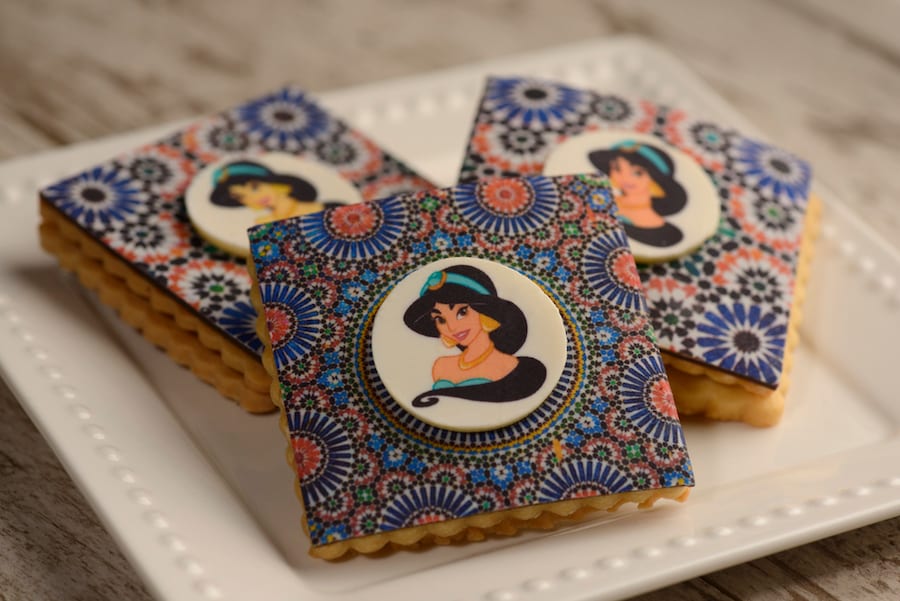 It's Time to Celebrate Princess Week, With Treats! The DIS  Jasmine Cookie: Sugar cookies with apricot jam 