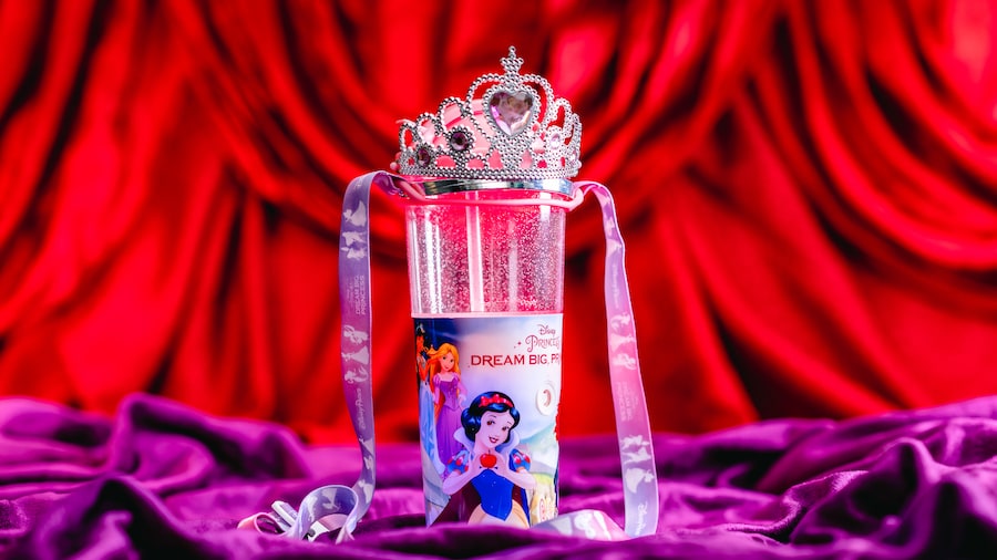 Disney Princess sipper with crown on top