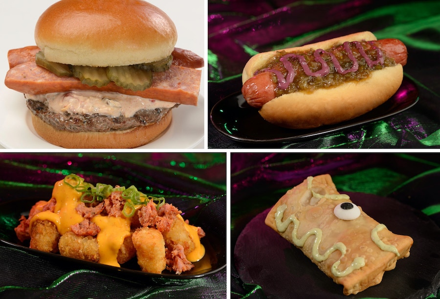 Foodie Guide Revealed for Mickey's Not-So-Scary Halloween Party at Walt Disney World  Bayou Burger, Hades Hot Dog, Un Poco Loco Tots and Spellbinding Fried Pie 