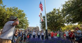 Special Flag Retreat Ceremony at Disneyland park
