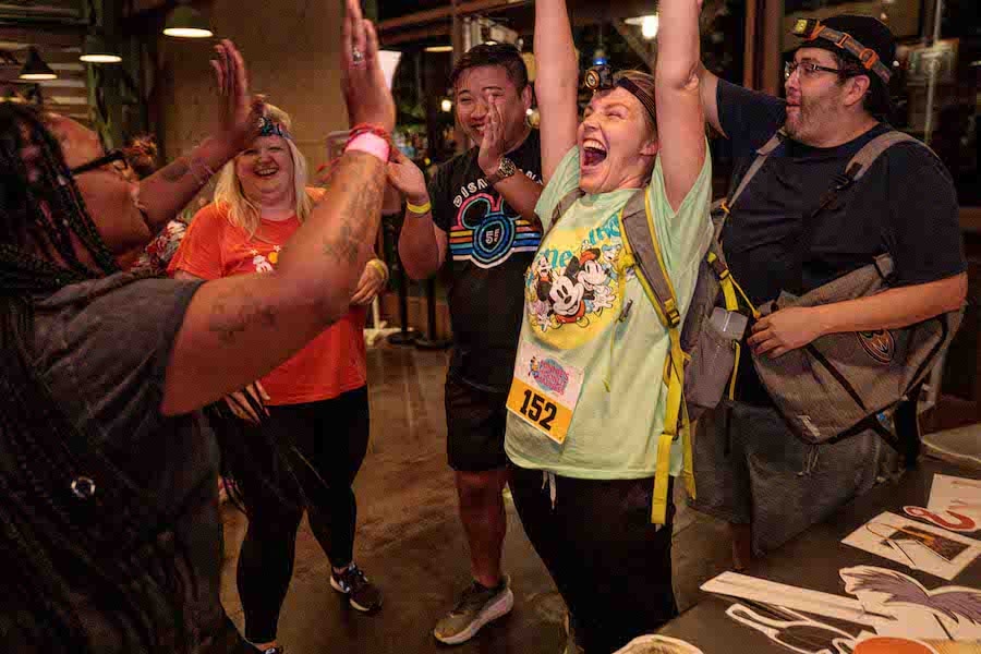 Disneyland Resort cast members participating in Minnie’s Moonlit Madness